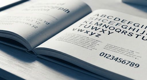 Dettaglio di un sistema di identità visiva