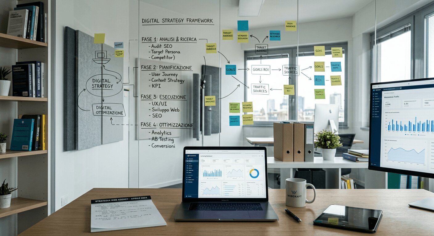 Mappa visiva della strategia digitale